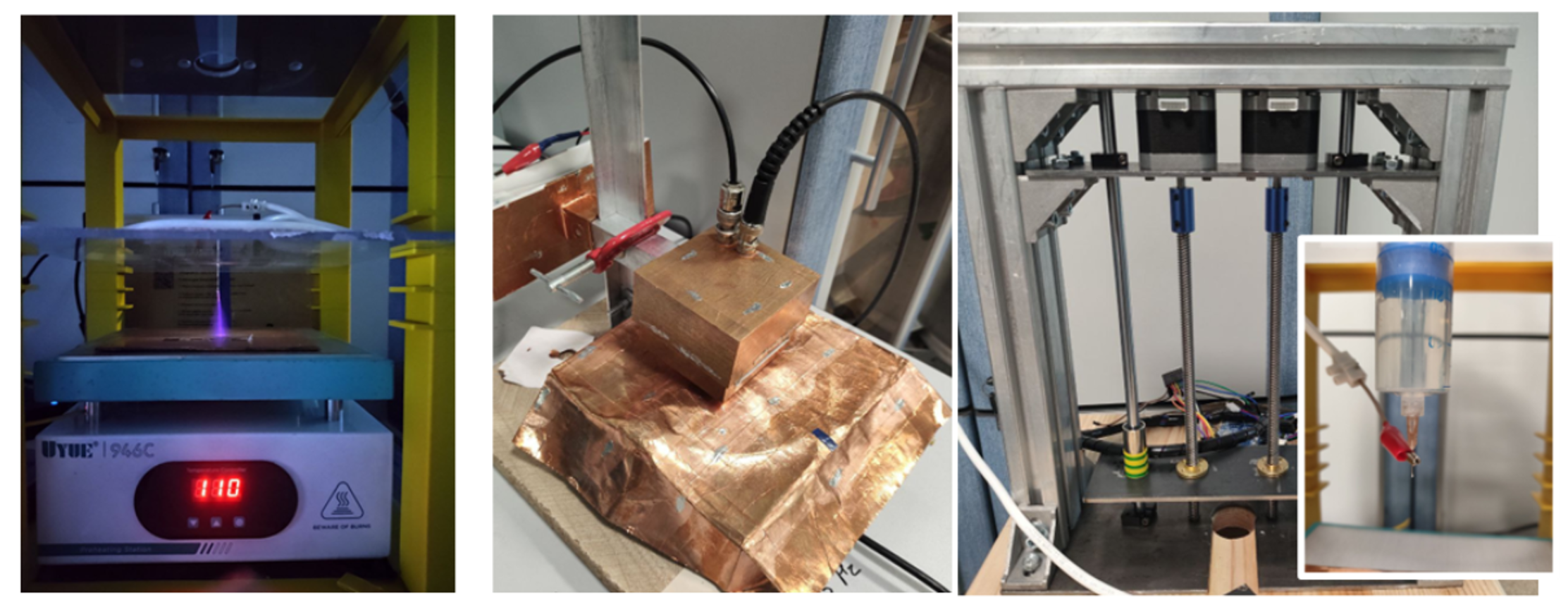 Equipment complex for optimization of ferroelectric properties of multiferroics based on piezopolymers